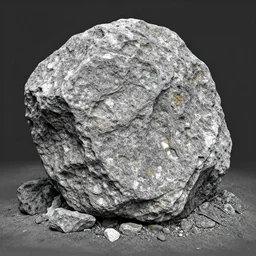 anaglyph sample of rocks