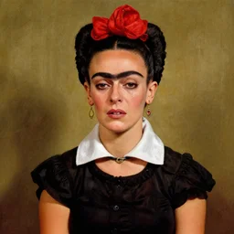 william shakespeare crying because he's not good enough, by frida kahlo