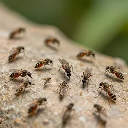 a swarm of mosquitos