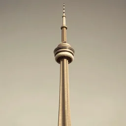 vintage photo of the cn tower, 1 9 2 7