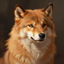 A portrait of a protogen, furry fandom, digital art, furaffinity