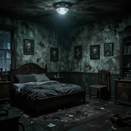 photo of a creepy room