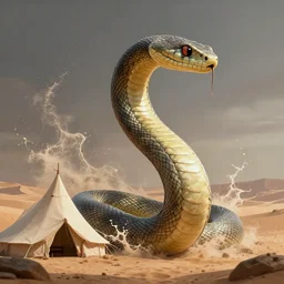 giant snake looming over a tent, desert, amazing masterclass portrait, hearthstone splash art, deiv calviz, splash art, natural light, elegant, intricate, fantasy, atmospheric lighting, by greg rutkowski, hearthstone splash art, hd wallpaper, ultra high details, cinematic composition, professional master piece made in one year