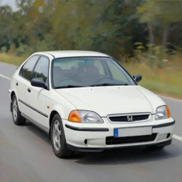 zdzisław beksiński painting of honda civic