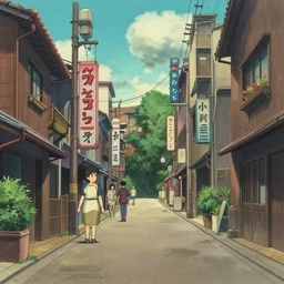 harajuku street, studio Ghibli
