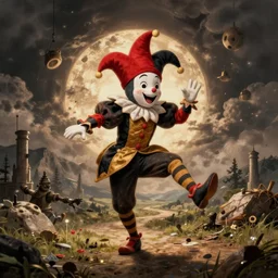 a joyful jester takes an exciting turn for the worst disaster imaginable