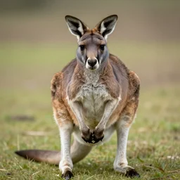 forward facing, kangaroo, highly detailed, candid photography, 8 k uhd