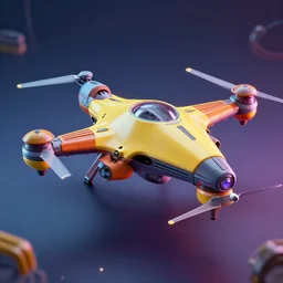 star wars drone, vibrant colors, 8 k photorealistic, hd, high details, trending on artstation