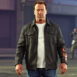 GTA V arnold schwarzenegger screenshot