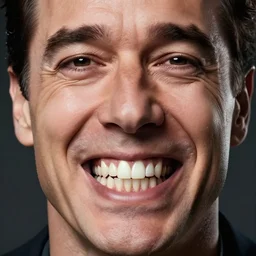 hyperrealistic mixed media image of steve buscemi, exaggerated teeth, stunning 3 d render inspired art by xiang duan and thomas eakes, perfect facial symmetry, immaculate complexion, realistic, highly detailed attributes and atmosphere, dim volumetric cinematic lighting, 8 k octane detailed render, post - processing, masterpiece,