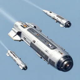 spaceships by gustav mutzel