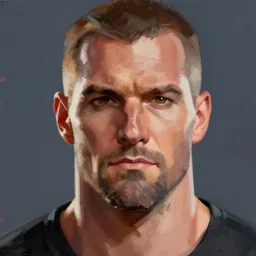 a close up portrait of duke nukem, painted by greg rutkowski, digital art, trending on artstation