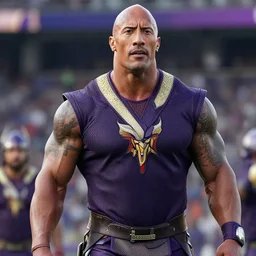 dwayne johnson in vikings 4 k quality super realistic