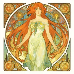 faye valentine, by artgerm, cushart krenz, greg rutkowski, mucha. art nouveau. gloomhaven, swirly vibrant ripples, gaudy colors, sharp edges. ultra clear detailed. 8 k. elegant, intricate, octane render