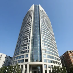 a photo of a building designed by cesar pelli