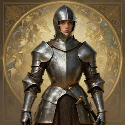 a female knight from europe, highly detailed, digital painting, artstation, concept art, wallpaper, smooth, sharp focus, illustration, art by artgerm and greg rutkowski and alphonse mucha