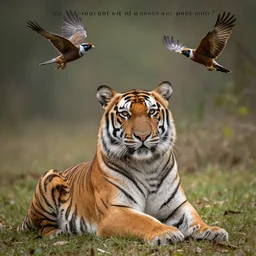 tiger got to hunt, bird got to fly ; man got to sit and wonder'why, why, why?'