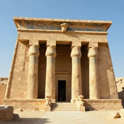 ancient egyptian structure, retrowave epic art, trending on art station