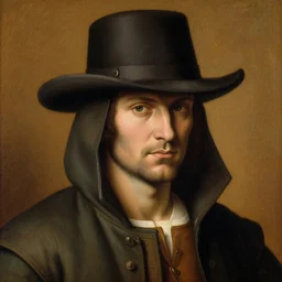 portrait from solid snake, renaissance painting
