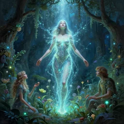 freedom in the garden of eden art by wayne barlowe, artgerm and greg rutkowski and agostino arrivabene, light effect. hyper detailed, glowing lights!!, bioluminescent, intricate, elegant, digital painting, artstation, smooth, sharp focus