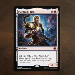a mrbeast from youtube, magic : the gathering card