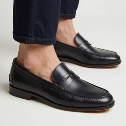 Don Johson's left loafer