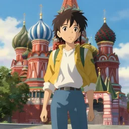 russia in makoto shinkai art style, 8 k, octane render, unreal engine 5, cinematic, full hd, ultra realistic, ultra detailed
