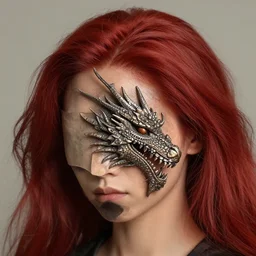 red head with dragonskin
