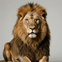 portrait of lion - human hybrid, by annie leibovitz, portrait of a young man, studio lighting, award - winning