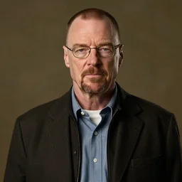 walter white, photorealistic