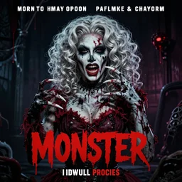 drag queen monster zombie horror movie poster