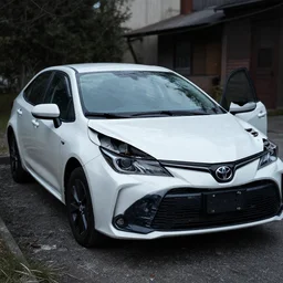 Toyota Corolla SE in a wreck