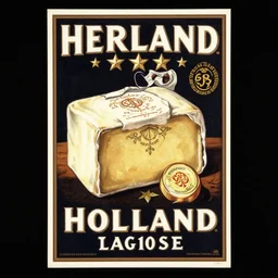 1 8 th century holland soap advertisement, poster on black canvas, anime style, 8 k