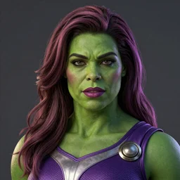 she hulk portrait, hyper detailed, digital art, trending in artstation, cinematic lighting, studio quality, smooth render, unreal engine 5 rendered, octane rendered, art style by klimt and nixeu and ian sprigger and wlop and krenz cushart.