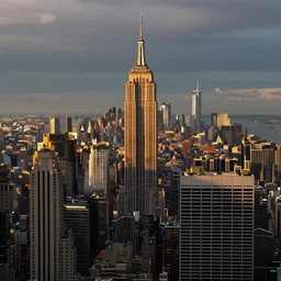new york city skyline by larich