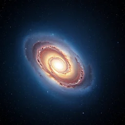 google satellite view of the andromeda galaxy clashing into the milky way galaxy