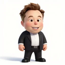 disney's elon musk, cartoon