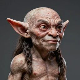 drak fantasy goblin, head and torso only, cinematic lighting, studio quality, salvador dhali, 4 k, master piece