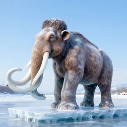 ice mammoth by public art