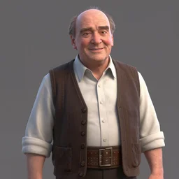 anthony hopkins as a pixar disney character from up ( 2 0 0 9 ), unreal engine, octane render, 3 d render, photorealistic