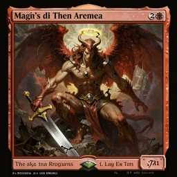 a fallen demonic archangel with a broken halo wielding a jagged broken blade in the style of magic the gathering in the style of frank frazetta trending on artstation deviantart pinterest detailed realistic hd 8 k high resolution