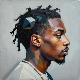 21 Savage profile picture by Sachin Teng, asymmetrical, Organic Painting , Matte Painting,  geometric shapes, hard edges, graffiti, street art:2 by Sachin Teng:4