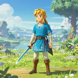 Link as Zelda