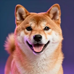 Shiba inu dog ultra detail vivid colorful Hyperrealistic CGI Photorealistic cinematic volume lighting trending on ArtStation concept art