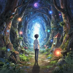 a portal to the multiverse by makoto shinkai, highly detailed, trending on artstation