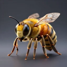 🐝 as 🐆, hyper detailed, digital art, trending in artstation, cinematic lighting, studio quality,