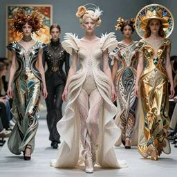 queen of jupiter by iris van herpen, alphonse mucha, zdzisław beksinski, raymond swanland, iris van herpen, raymond swanland. highly detailed!, hyper - real, beautiful!