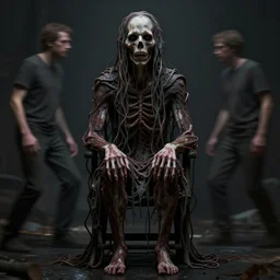 catatonic schizophrenic, macabre, claustrophobia, by h. r. giger, by ed schaap, motion blur, high quality 3 d render, cgsociety