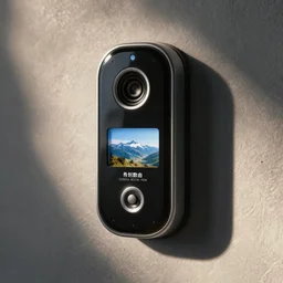 a futuristic doorbell