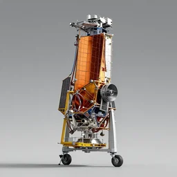 3 d render of james webb telescope